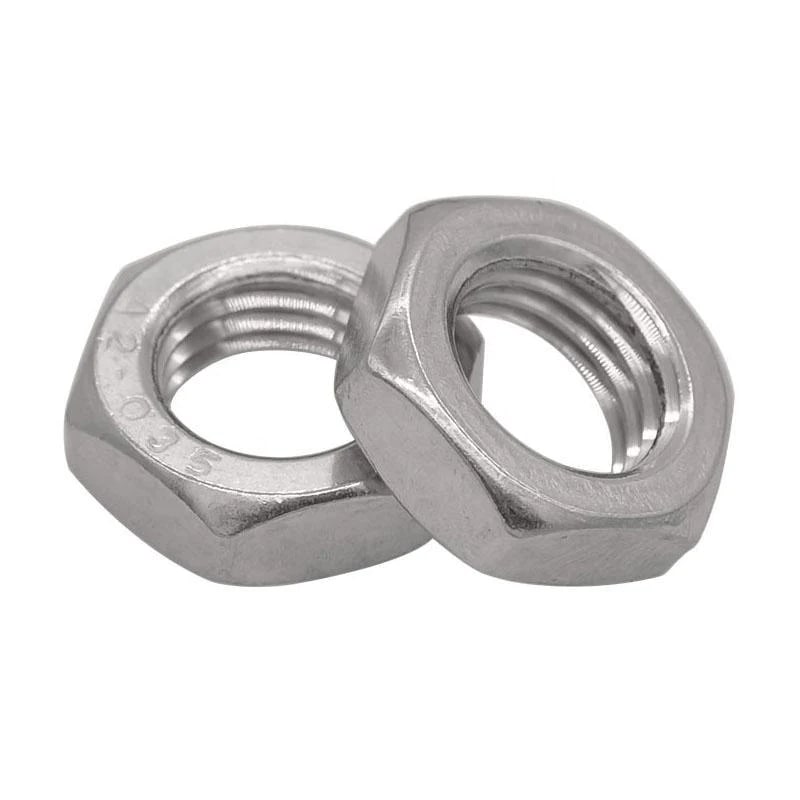 Polished Stainless Steel Lock Nuts, for Automobile Fittings, Electrical Fittings, Size : Standard