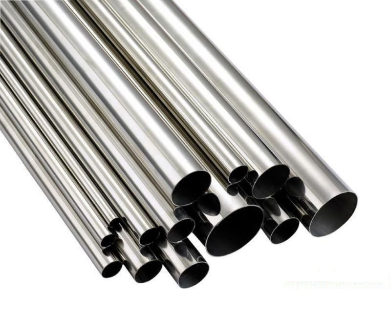 Grey Round Polished Stainless Steel Tubes, for Industrial, Certification : ISI Certified