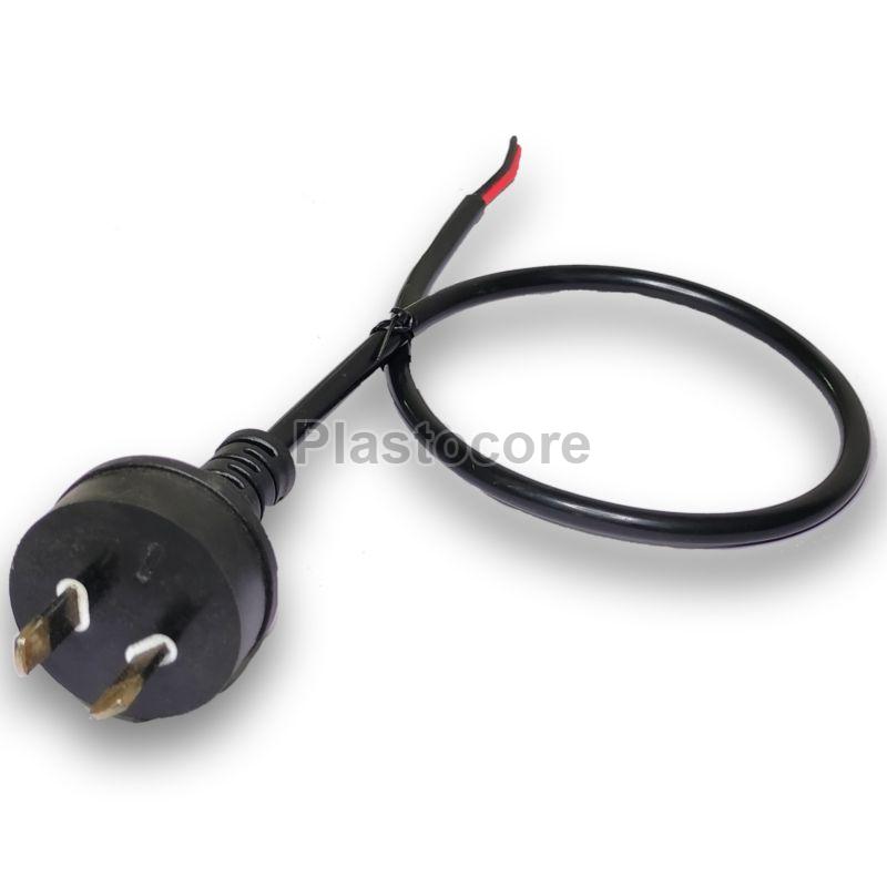 Black Austrtalian 2 Pin Plug Power Cord, for Electric Appliance