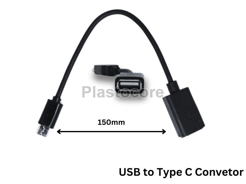 Black PVC C Type Otg Convertor
