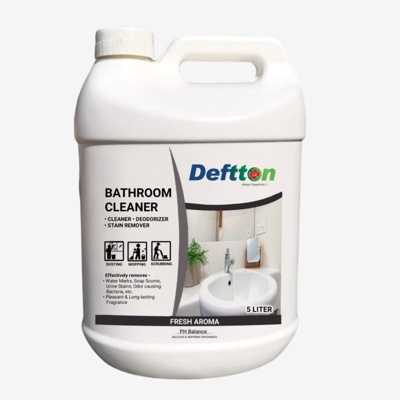 5 Litre Deftton Bathroom Cleaner, Packaging Type : Plastic Can