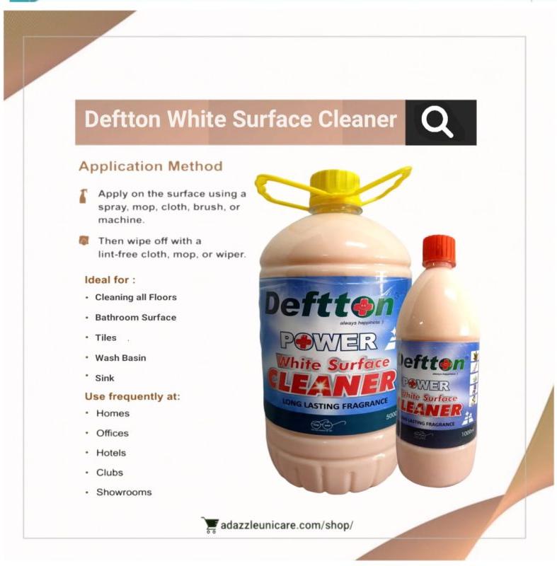 Liquid Deftton Mogra White Surface Cleaner, Packaging Type : Plastic Bottle, Can