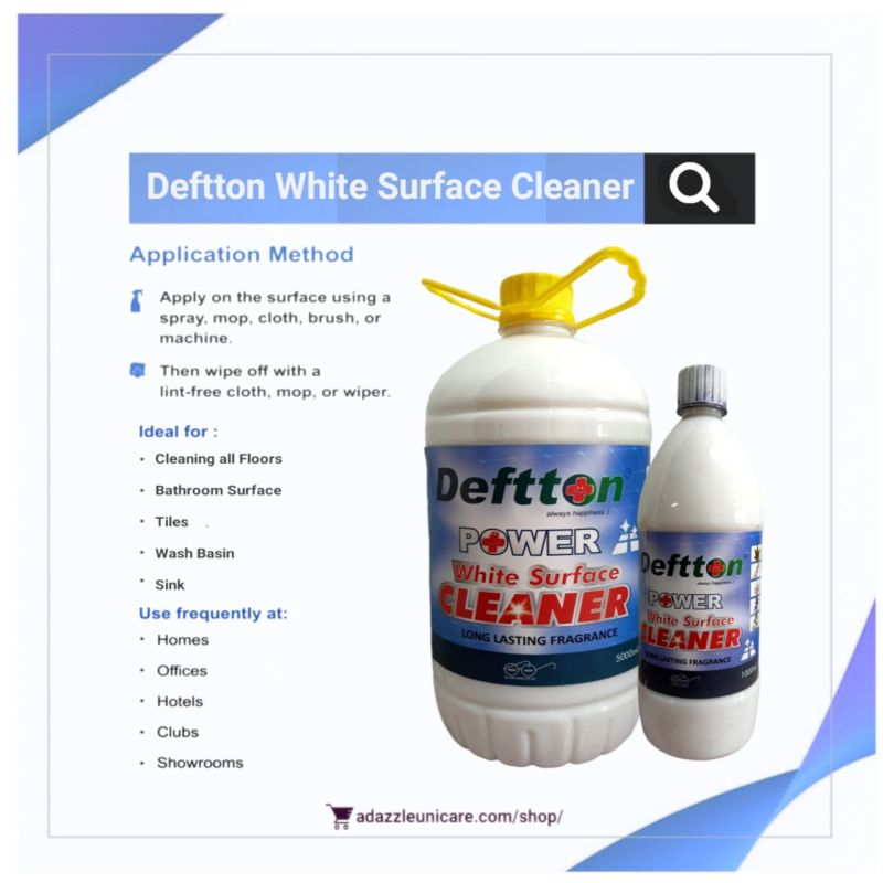 Deftton Pine White Surface Cleaner, Packaging Type : Plastic Bottle, Can