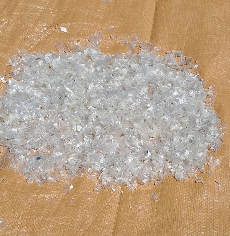 Transparent pet bottle flakes, for Plastic Recycle, Packaging Size : 25kg
