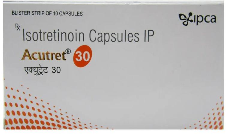 Acutret 30mg Capsules, for Skin Care