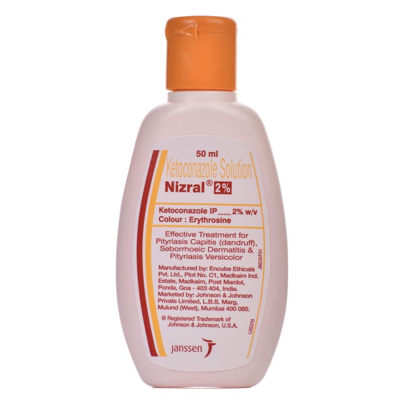 Liquid Nizral 2% Solution, Packaging Size : 50 Ml