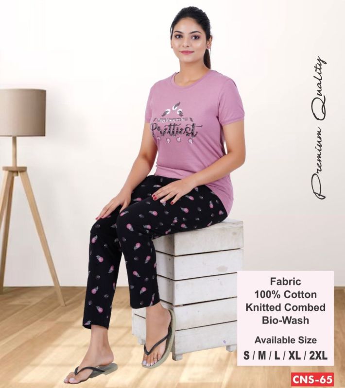 CNS-65 Ladies Cotton Basic Loungewear