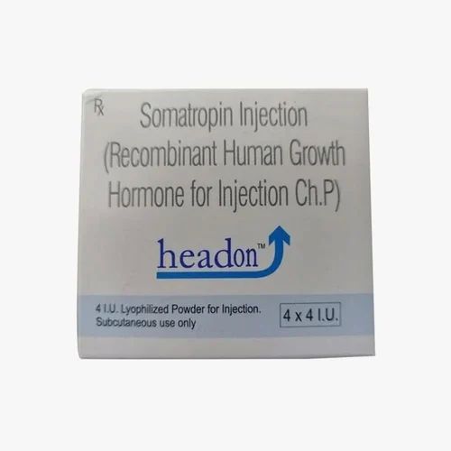Somatropin Injection, Packaging Size : 4x4 IU Lyophilized Powder