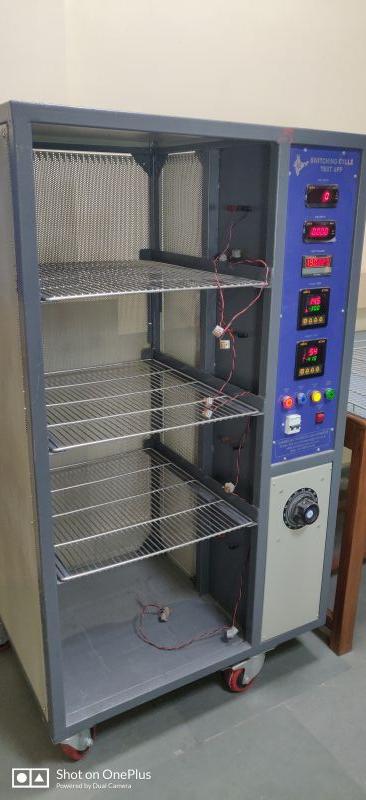 Automatic Switch cycle test for LED, Power Source : Electric