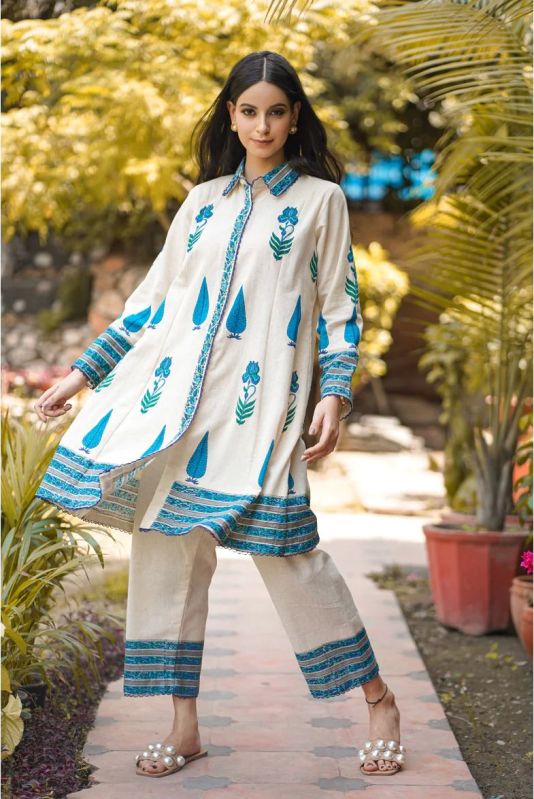 Designer Handloom Cotton Suit