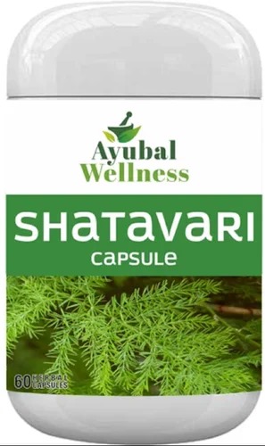 Ayubal Wellness Herbal Shatavari Capsules, For Supplement Diet, Skin Care, Weight Loss, Certification : Fssai Certified