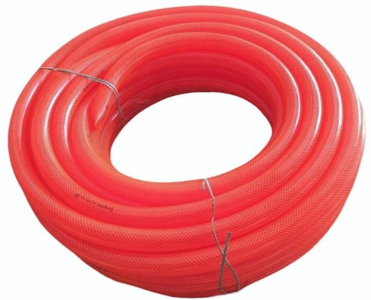 Red PVC Braided Hose Pipe, Feature : Soft, Flexible