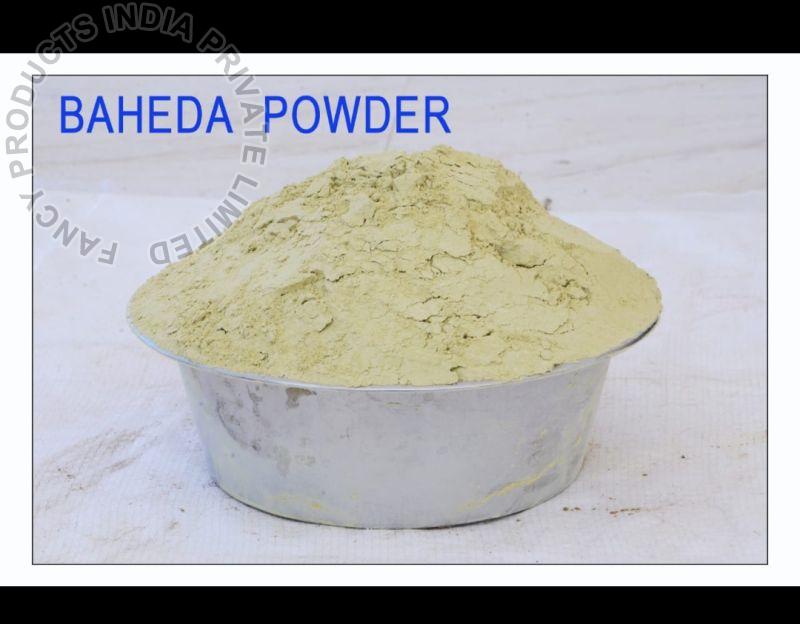 Light Brown Natural Baheda Powder, for Medicinal, Style : Dried
