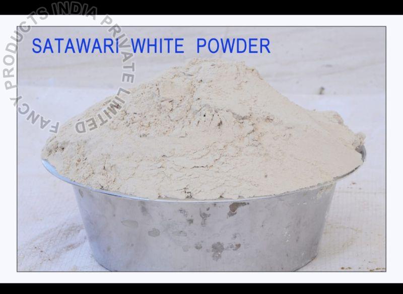 Natural White Shatavari Powder, Grade : Medicinal