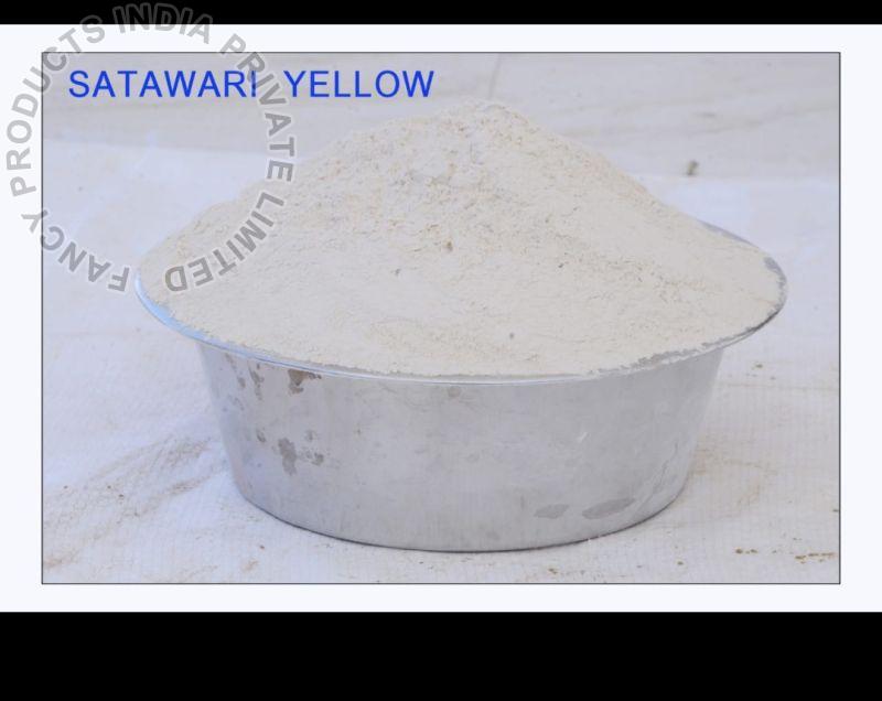 Natural Yellow Shatavari Powder, Packaging Type : Bag