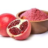 Pink Natural Pomegranate Powder, For Making Custards, Making Juice, Making Syrups., Style : Dried