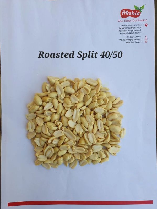 Roasted Blanched Split Peanuts