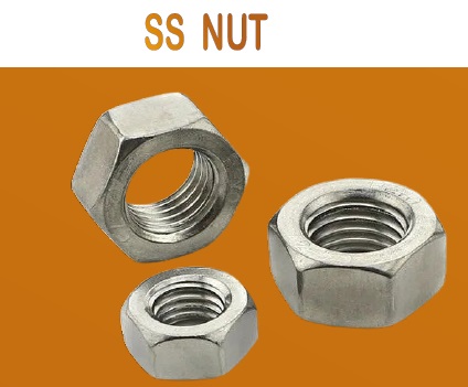 Polished Stainless Steel Nuts, For Fittings ( Automobile, Electrical, Furniture), Packaging Type : Plastic Packet