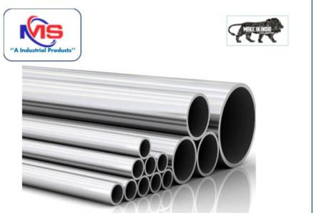 TATA / Jindal / JSW Silver Stainless Steel Pipe, for Industrial Area