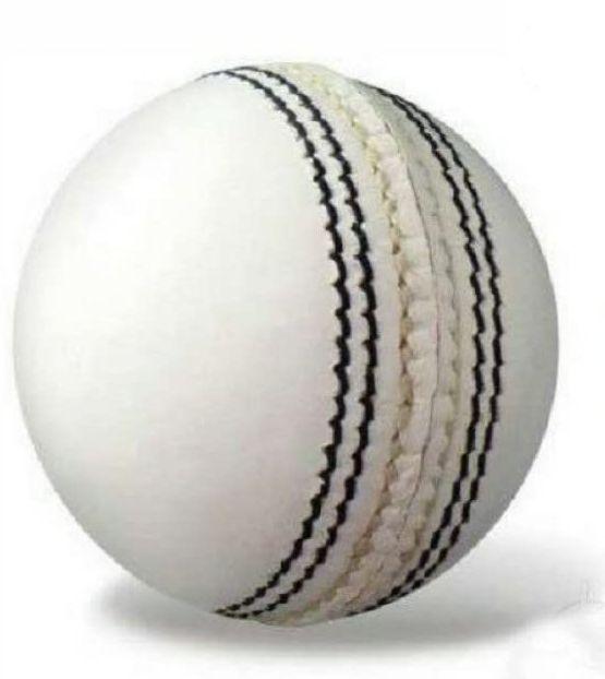 White Leather Cricket Balls, Shape : Round