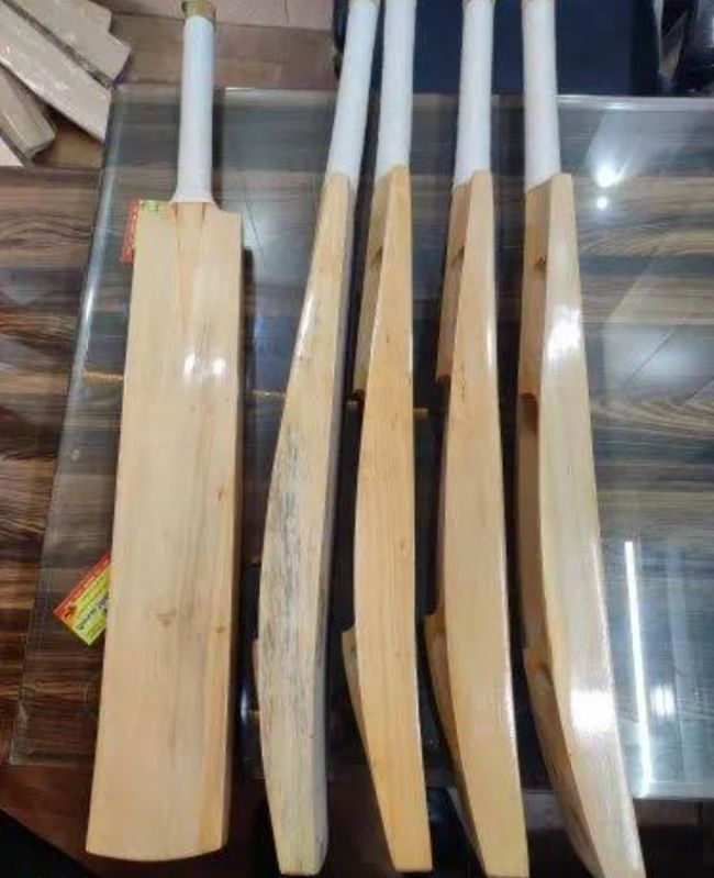 1kg Plain Wood kashmir willow bats, Handle Material : Rubber