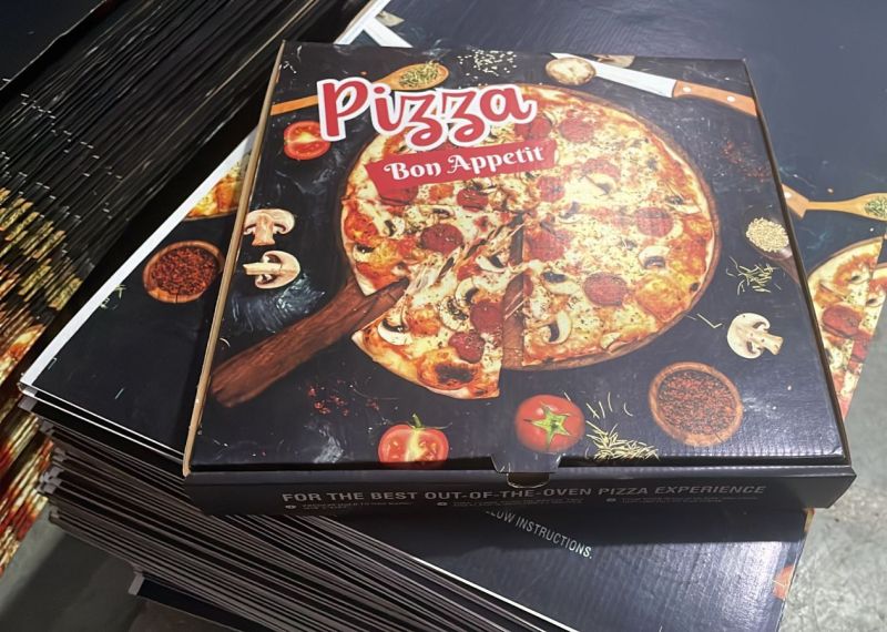 Printed pizza box