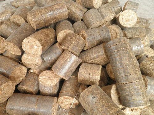 Brown Hard Biomass Briquettes