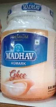 Yellow Liquid 1 Litre Madhav Buffalo Ghee, for Cooking, Worship, Packaging Type : Plastic Jar