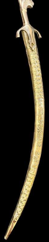 3 Feet Beautiful Heavy Brass Sword, Feature : Durable, Fine Finishing, Shiny Look