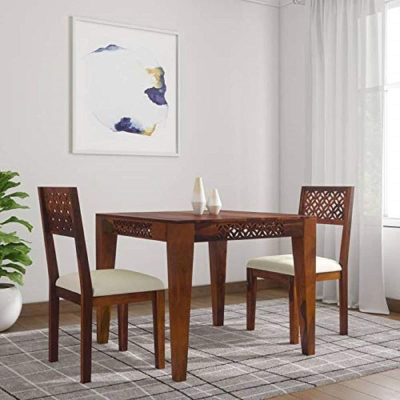 Sheesham Wood Living Room 2 Seater Dining Set