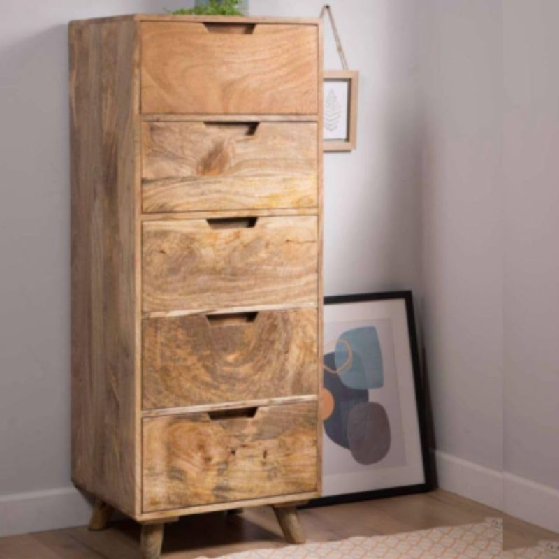 Sheesham Wood Stylish 5 Chest Drawer