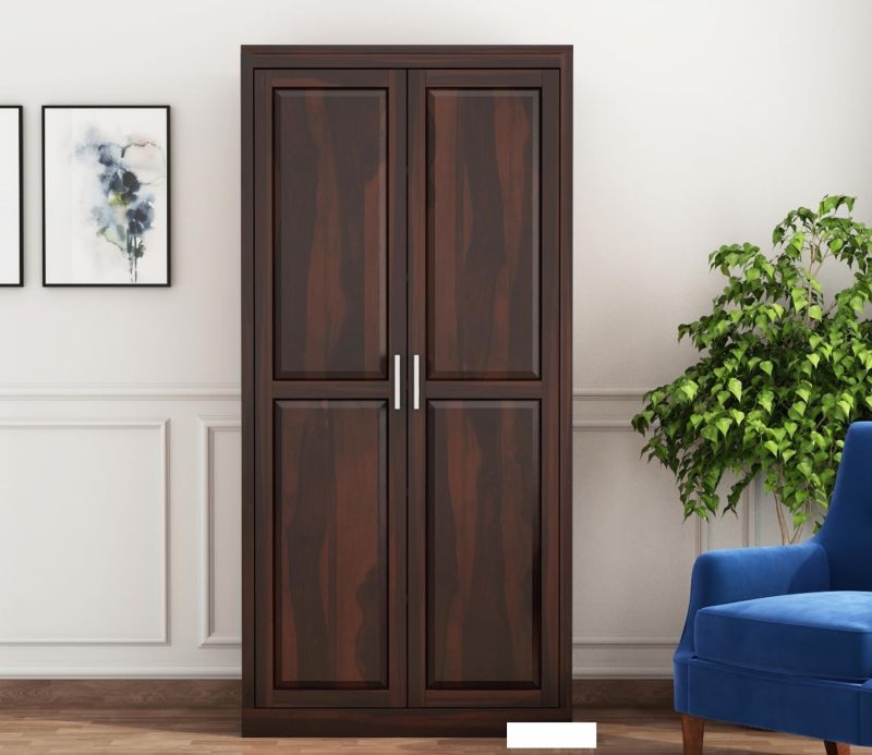 Fancy Wooden Double Door Wardrobe