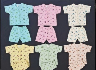 Half Sleeves Cotton Printed Baby Suits