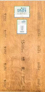Splice 4 Star Block Board Hardwood 19mm