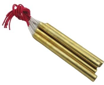 Electric Round Copper Polished Brass Cartridge Heater, for Industrial Use, Packaging Type : Packet