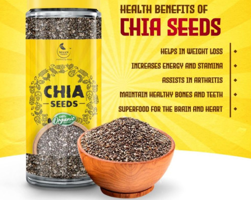 Chia seeds, Purity : 100%