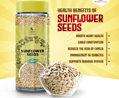 Sunflower Seed, For Food, Packaging Size : 100gm