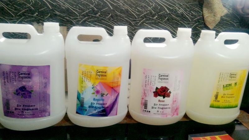 Transparent Carnival Fragrances Liquid 5 Litre Air Freshener, for Hotels, Restaurants Hospitals