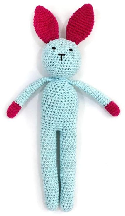 Bunny Crochet Toy, for Gift, Baby Playing, Feature : Premium Quality, Attractive Colours, Hand Knitted