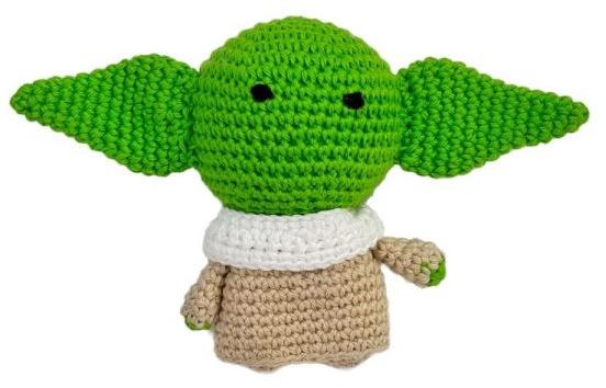 Yoda Crochet Toy
