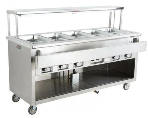 Stainless Steel Food Display Counter