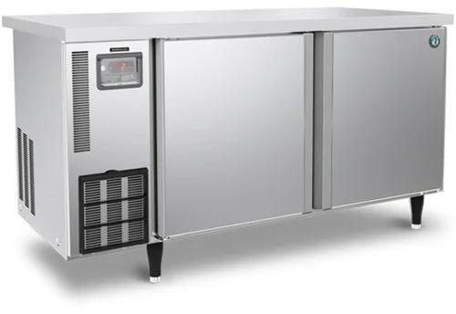 Double Door Electricity Stainless Steel Under Counter Refrigerator, Automatic Grade : Automatic