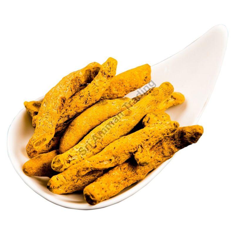 Yellow Raw Turmeric Finger, for Cooking, Shelf Life : 6 Month