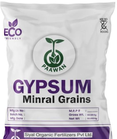 Gypsum Mineral Grains