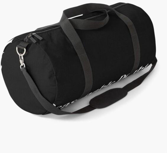 Black Nylon Plain Casual Duffle Bag, for Travel, Size : Multi Size