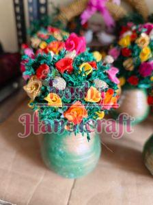 Natural Dried flower vase, for Dining Room, Hotel, Living Room, Rest Room, Wall Art, Size : Multisize