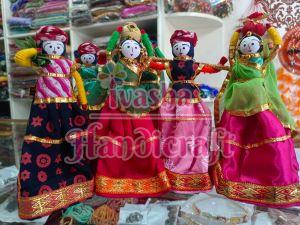 Mulicolor Rajasthani Handmade Dolls, For Home Decoration, Office Decoration, Packaging Type : Plastic Bag