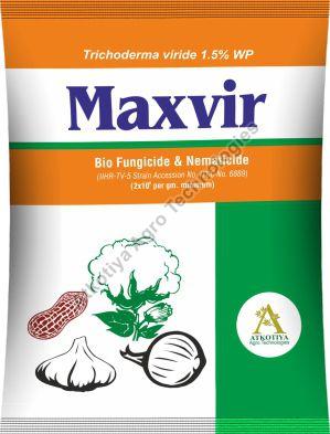 Powder Maxvir Bio Fungicide, for Agriculture, Packaging Type : Plastic Packet