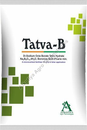 Tatva-B Boron 20% Fertilizer, for Agriculture, Packaging Type : Plastic Bag