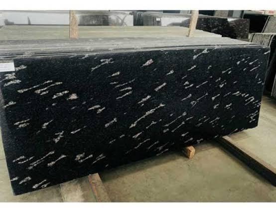 Fish Black Granite Slabs for Construction